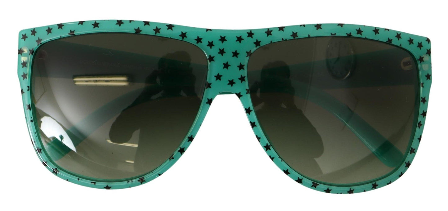 Dolce & Gabbana Vintage Star Green Sunglasses