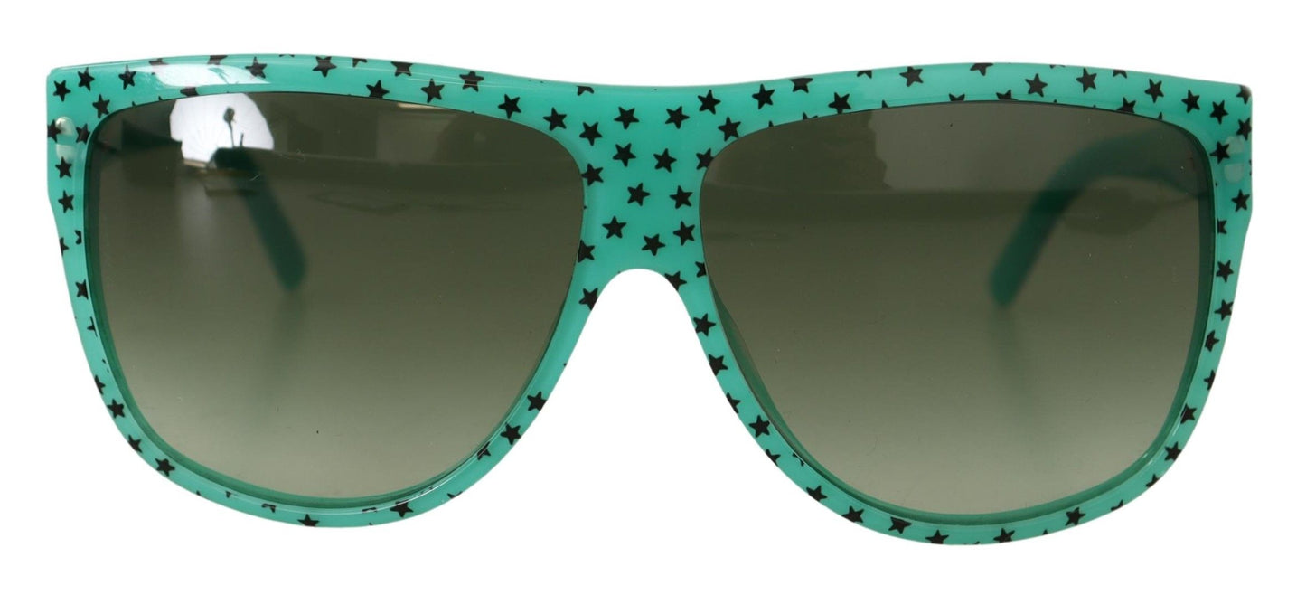 Dolce & Gabbana Vintage Star Green Sunglasses