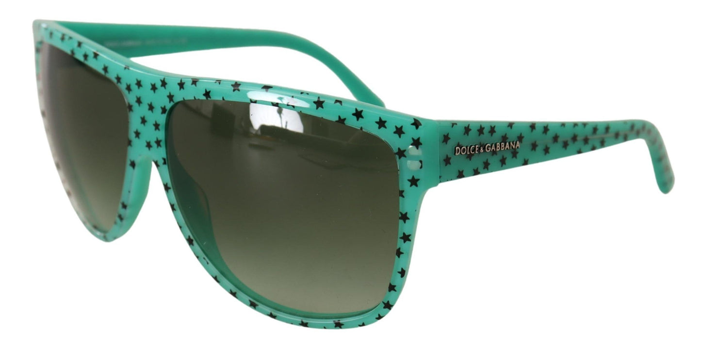 Dolce & Gabbana Vintage Star Green Sunglasses