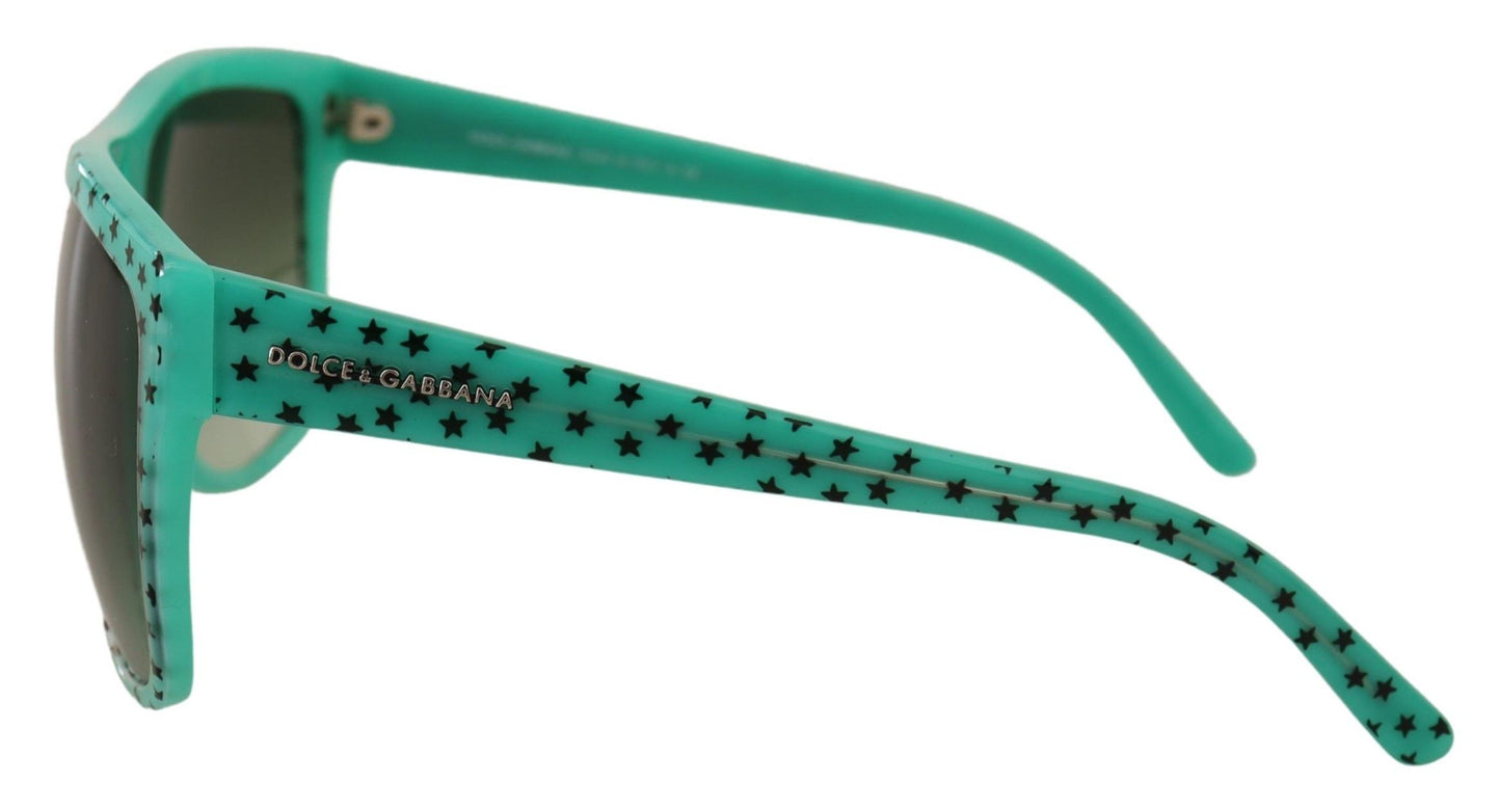 Dolce & Gabbana Vintage Star Green Sunglasses