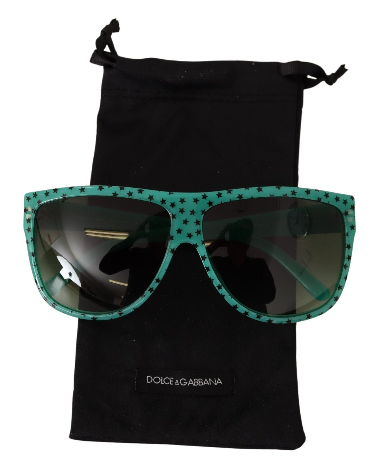 Dolce & Gabbana Vintage Star Green Sunglasses