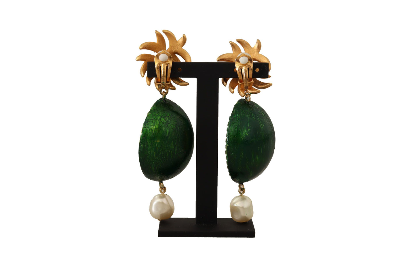 Dolce & Gabbana Elegant Multicolor Dangling Clip On Earrings