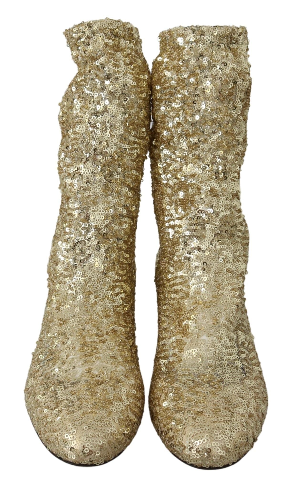 Dolce & Gabbana Golden Elegance Ankle Boots