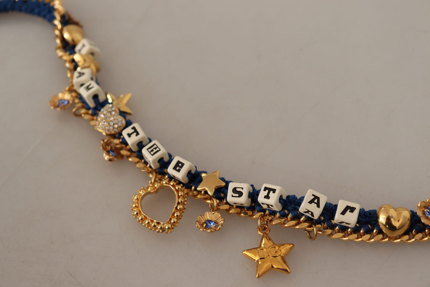 Dolce & Gabbana Elegant Charm Beaded Star Necklace