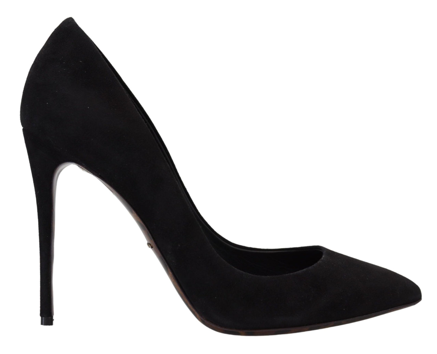 Dolce & Gabbana Elegant Black Suede Stiletto Pumps