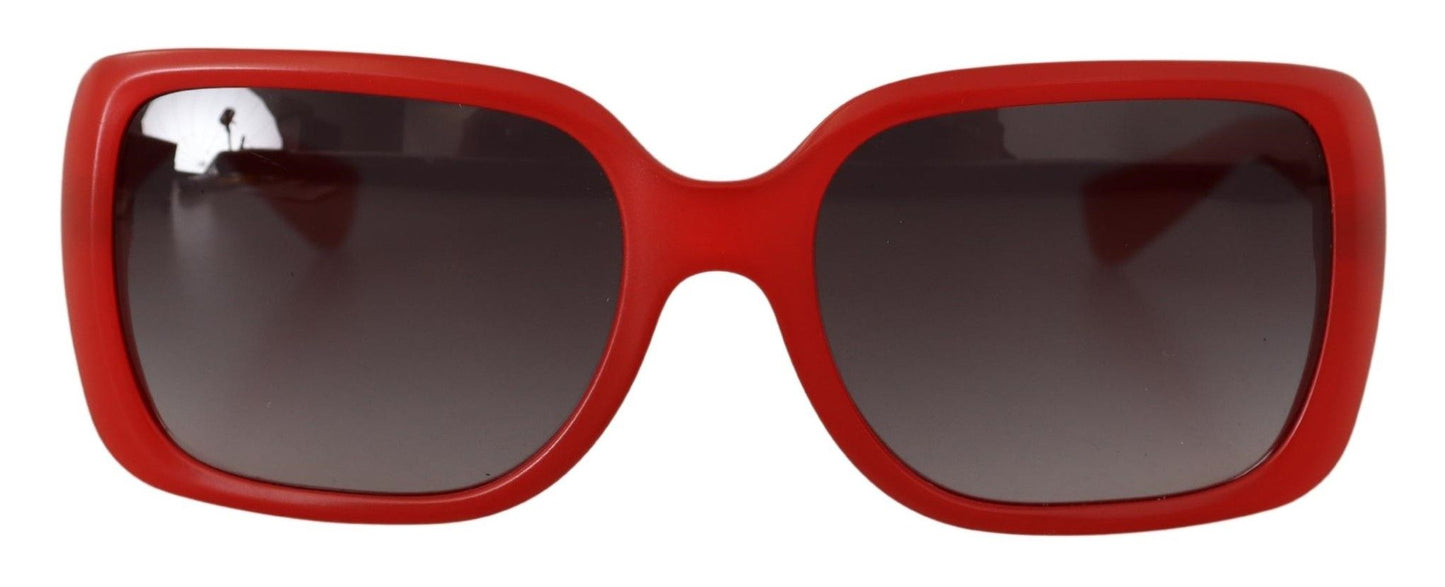 Dolce & Gabbana Elegant Red Square Sunglasses for Women