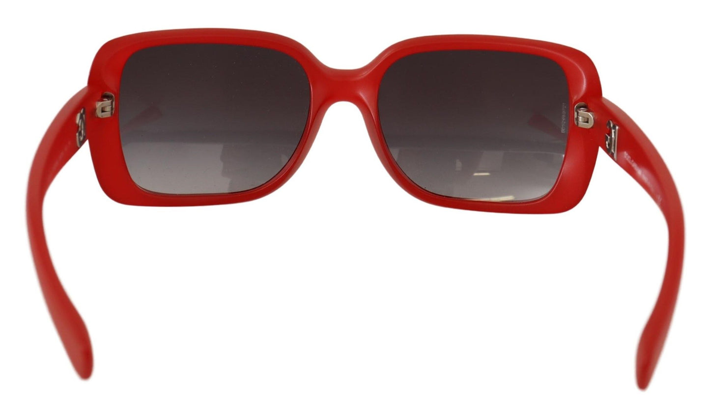 Dolce & Gabbana Elegant Red Square Sunglasses for Women