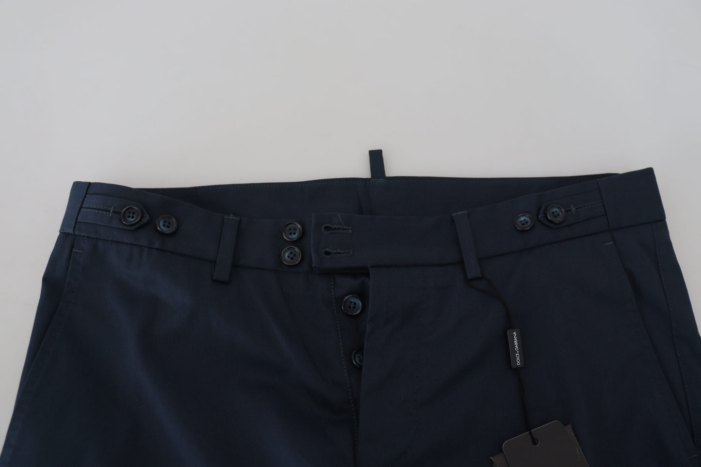 Dolce & Gabbana Blue Bermuda Low Waist Men Shorts