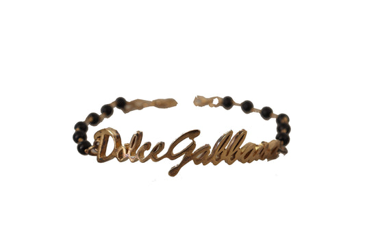 Dolce & Gabbana Elegant Gold-Tone Chain Bracelet