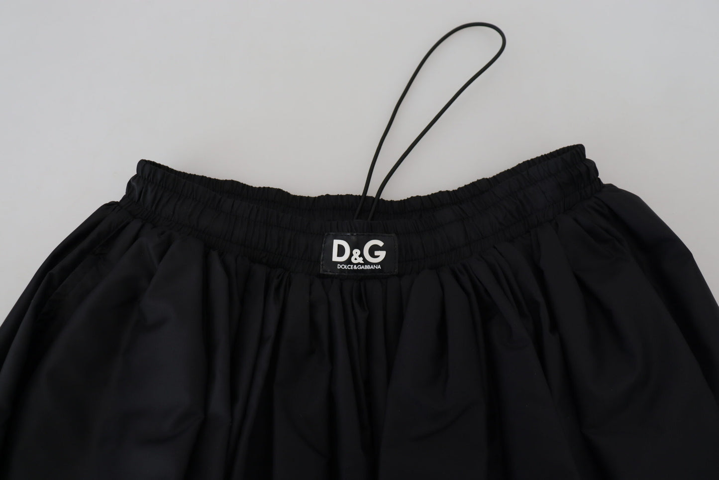 Dolce & Gabbana Elegant High Waist Midi Skirt in Black