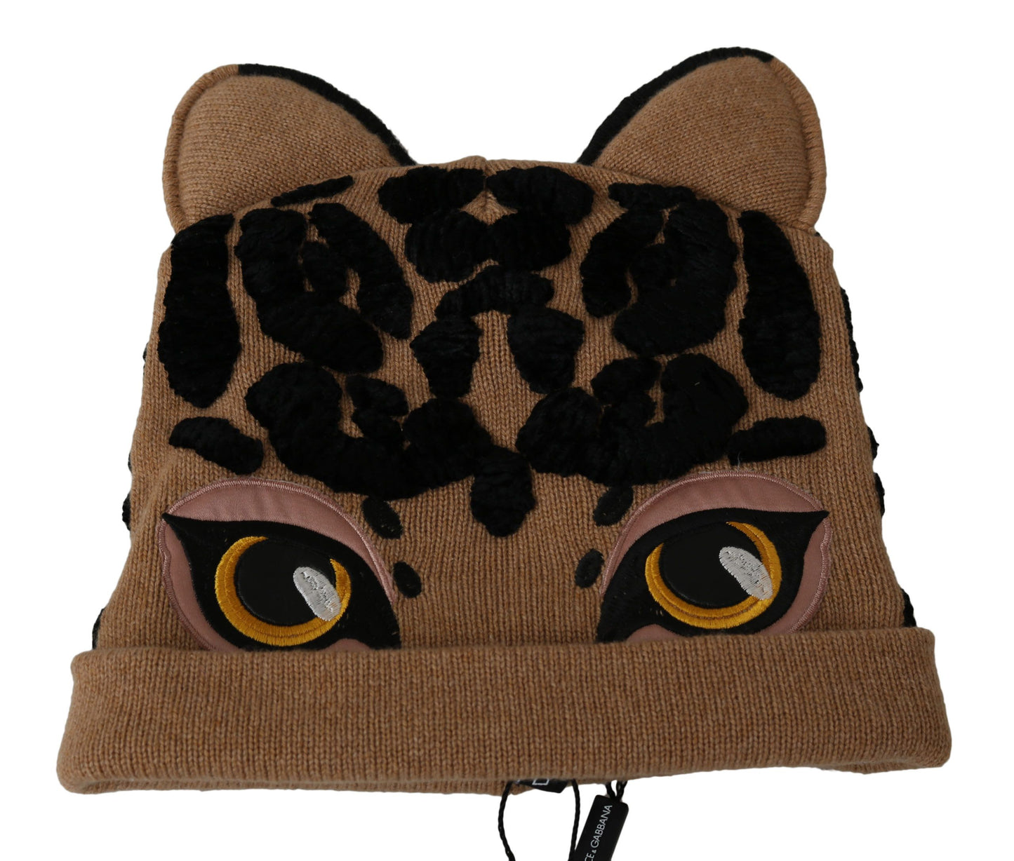 Dolce & Gabbana Exquisite Brown Cashmere Beanie