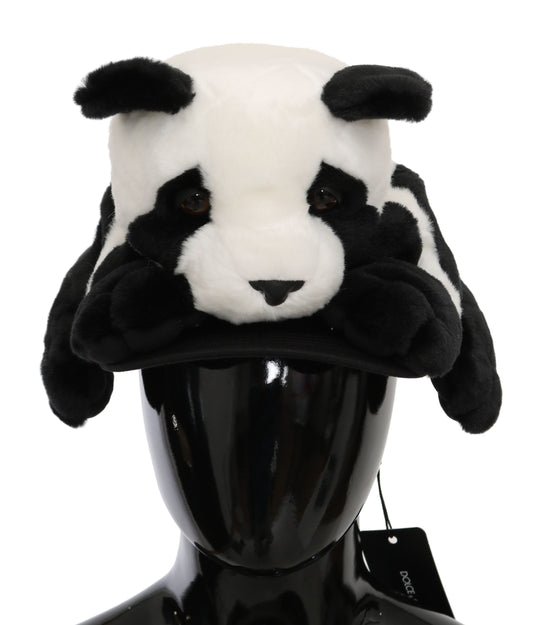 Dolce & Gabbana Chic Panda Motif Cotton Baseball Cap