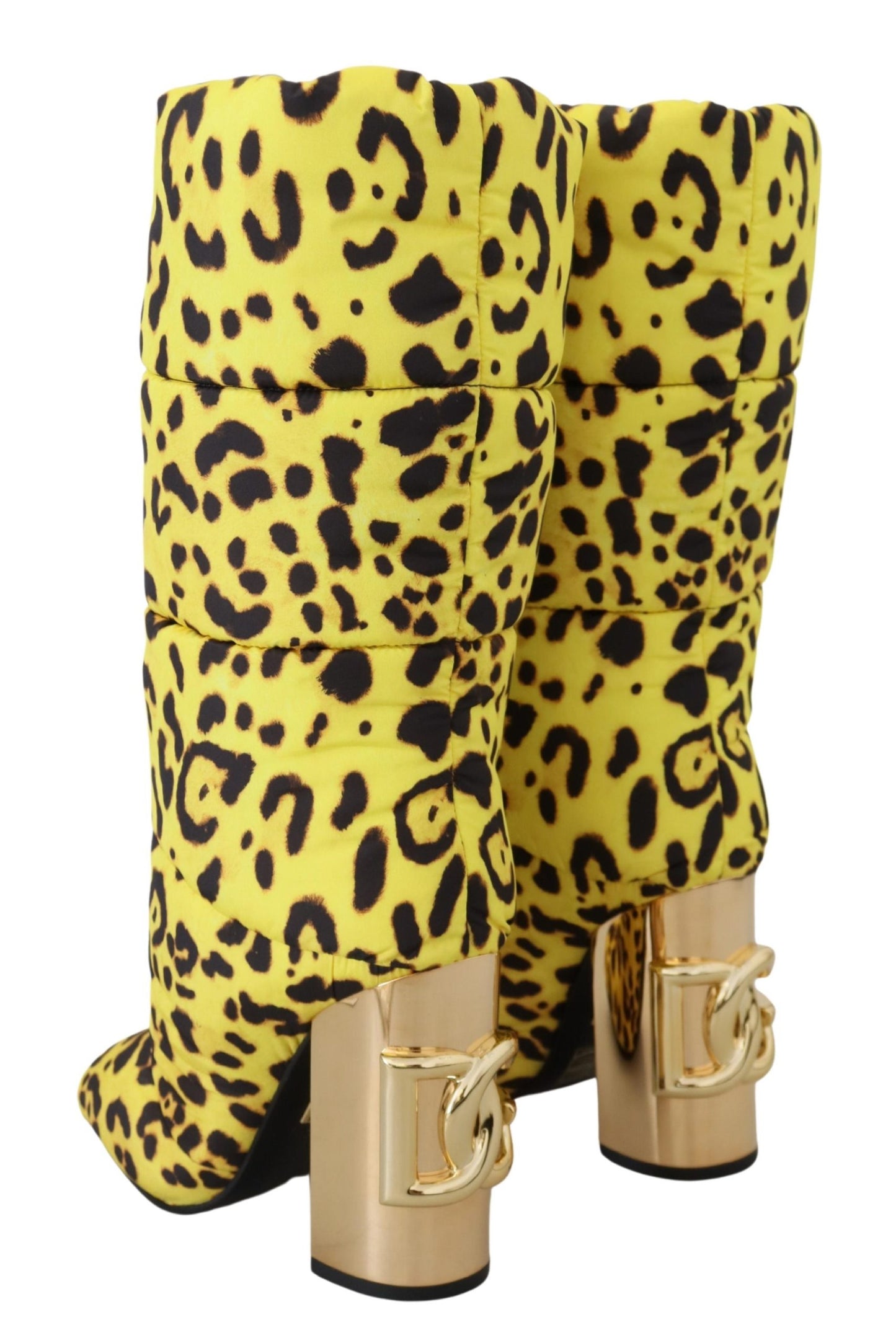 Dolce & Gabbana Chic Leopard Print Jackie Boots