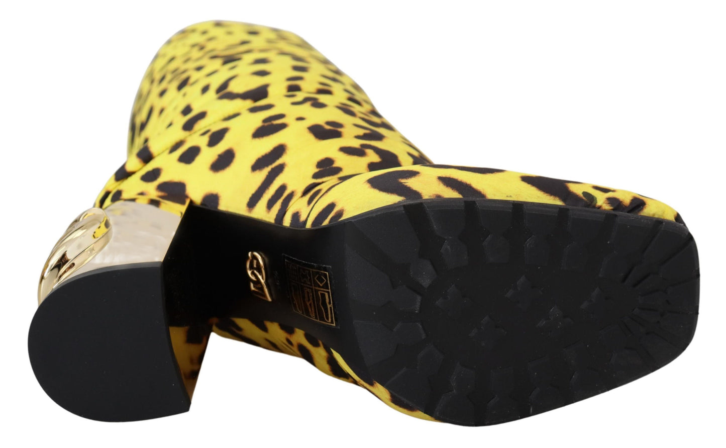 Dolce & Gabbana Chic Leopard Print Jackie Boots