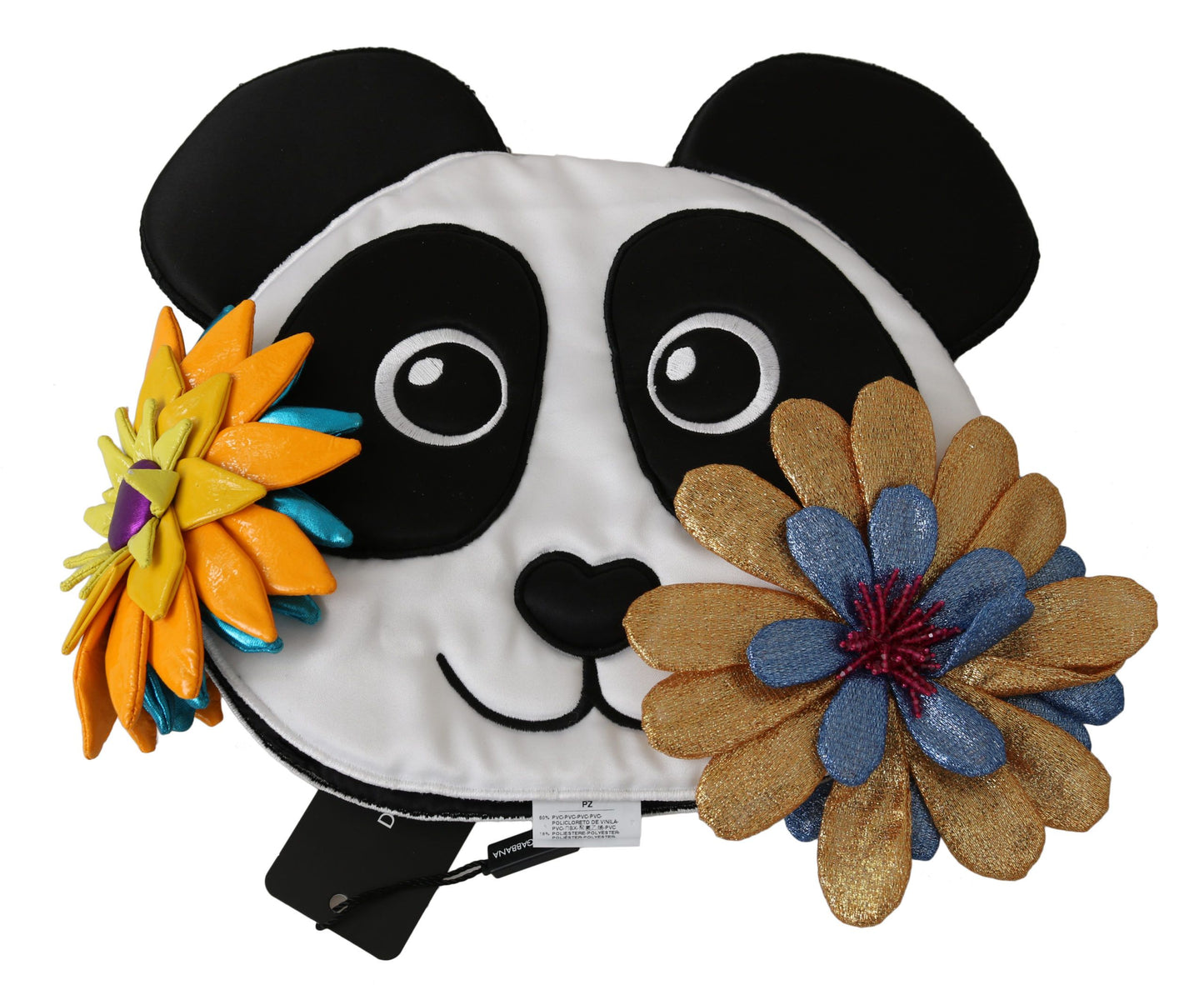 Dolce & Gabbana Multicolor Panda Floral Beanie PVC Hat