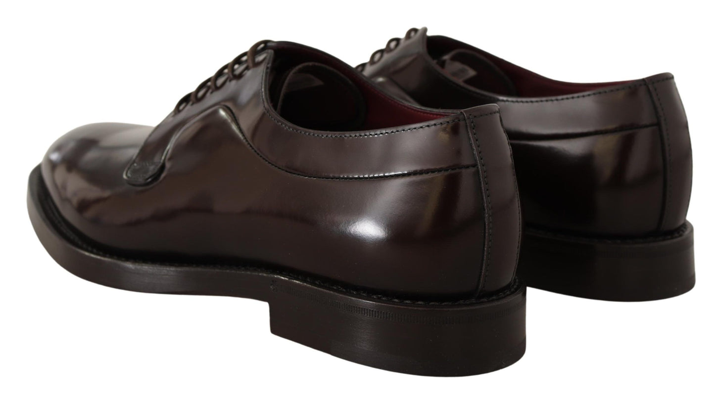 Dolce & Gabbana Elegant Leather Derby Dress Shoes