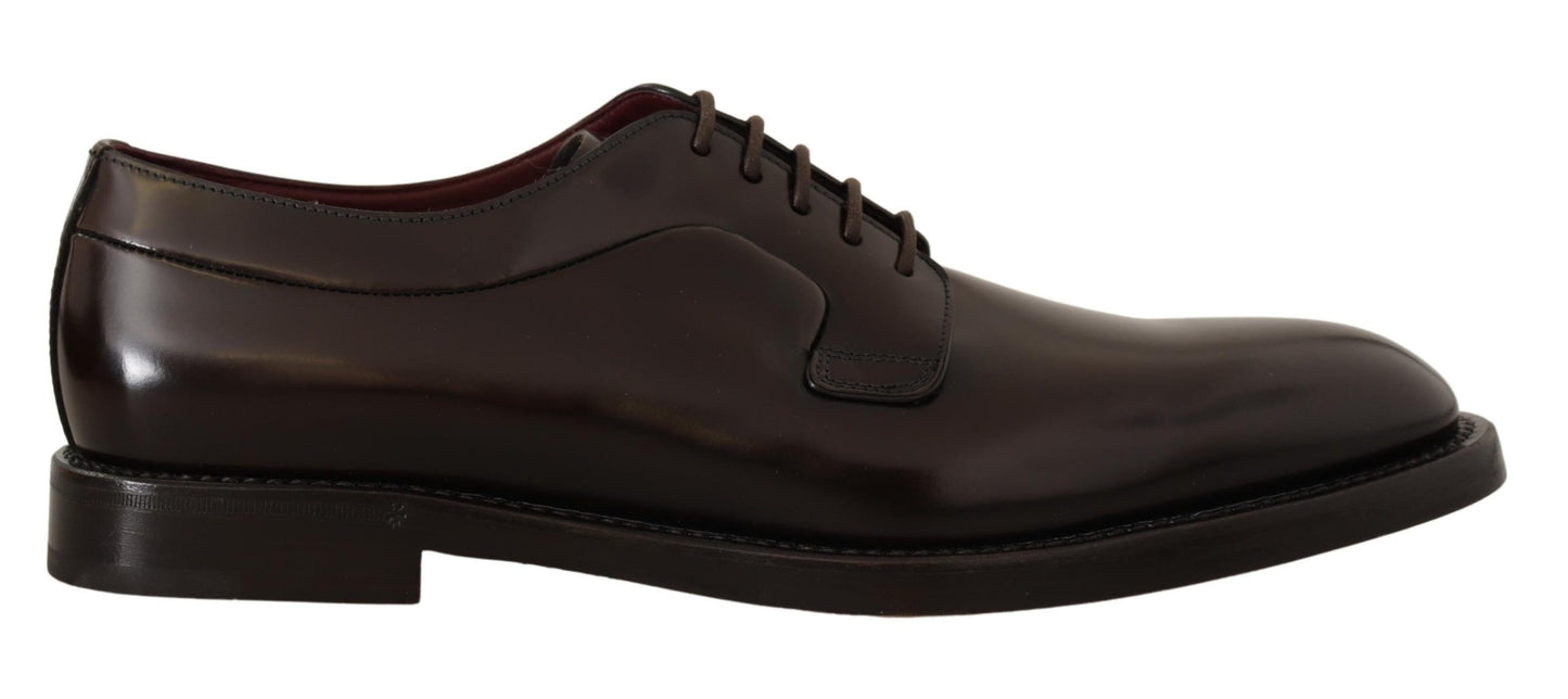 Dolce & Gabbana Elegant Leather Derby Dress Shoes