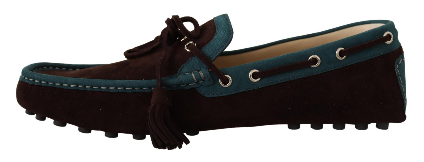 Dolce & Gabbana Elegant Leather and Suede Loafers