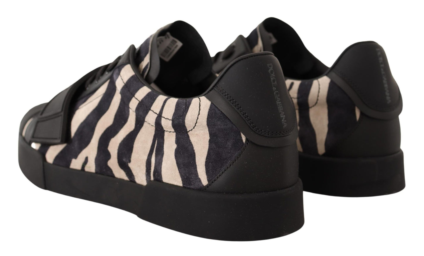 Dolce & Gabbana Zebra-Inspired Casual Low Top Sneakers