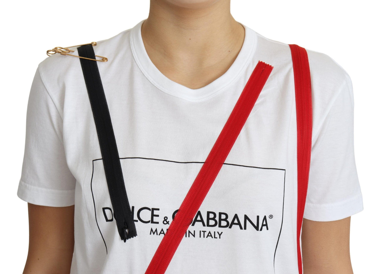 Dolce & Gabbana Limited Edition Chic White Cotton Tee