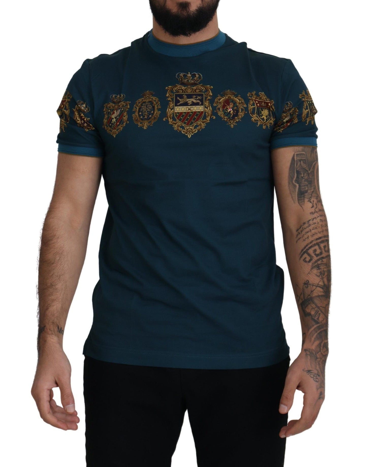 Dolce & Gabbana Regal Crown Print Crewneck T-Shirt