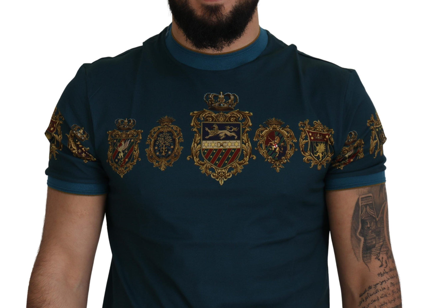 Dolce & Gabbana Regal Crown Print Crewneck T-Shirt