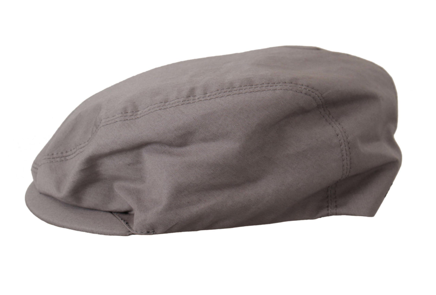 Dolce & Gabbana Elegant Gray Cotton Newsboy Hat