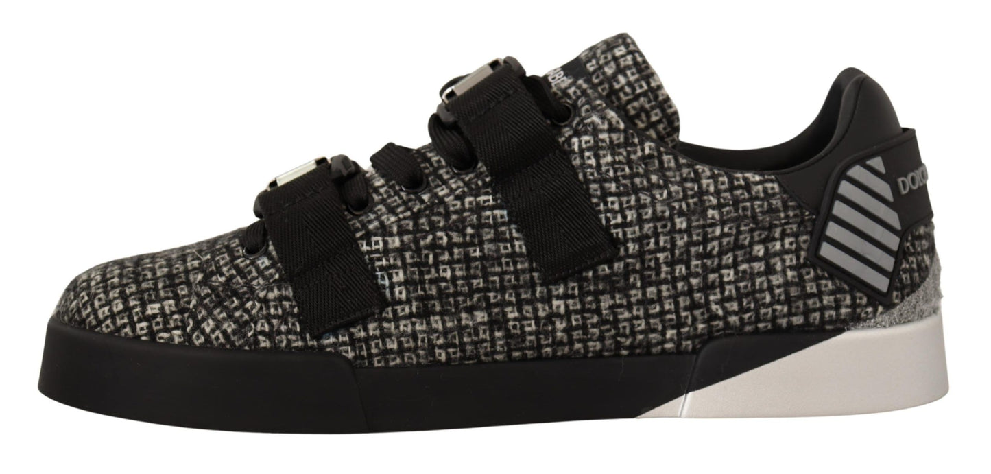 Dolce & Gabbana Elegant Low Top Casual Sneakers in Black