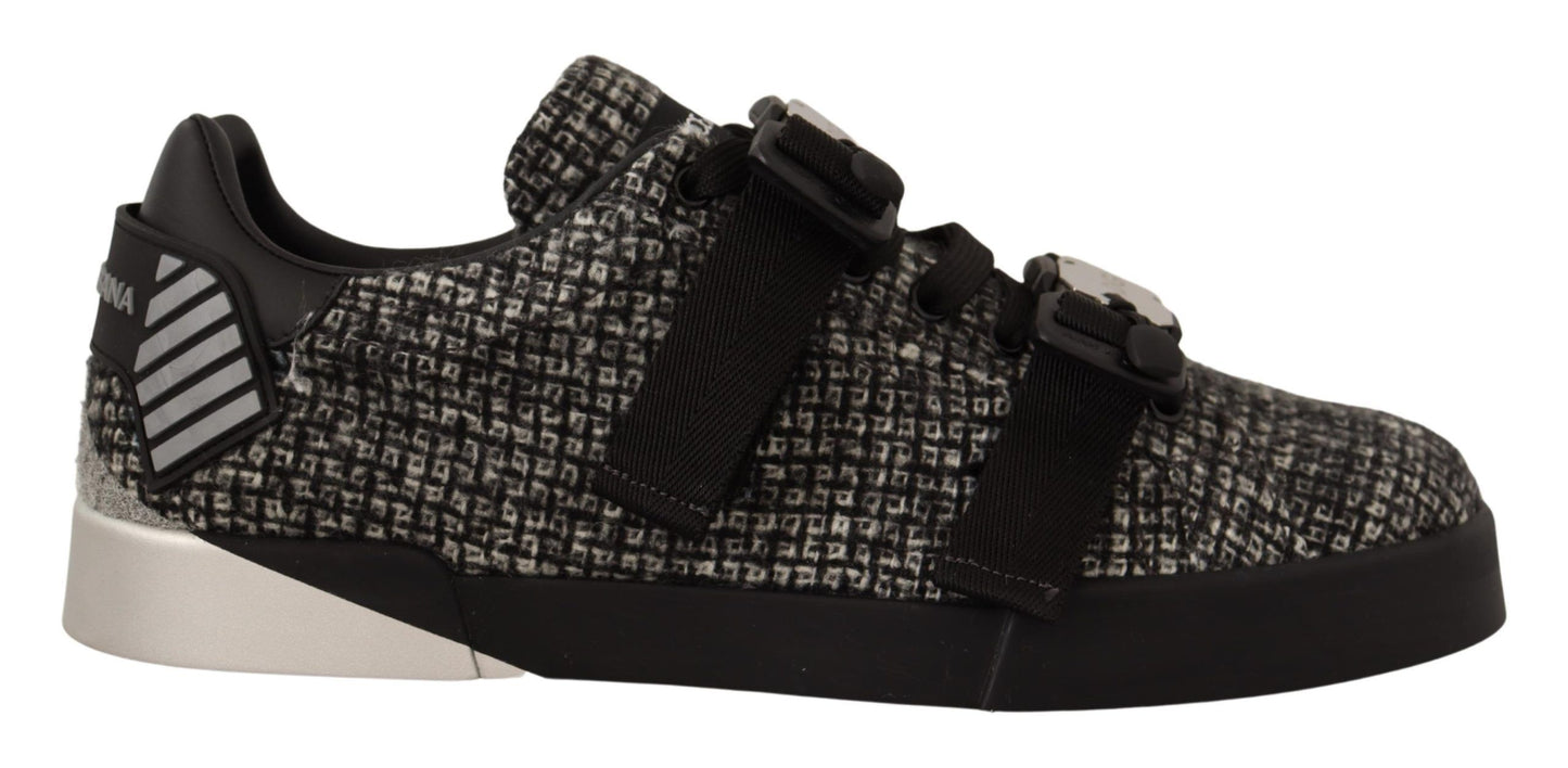 Dolce & Gabbana Elegant Low Top Casual Sneakers in Black