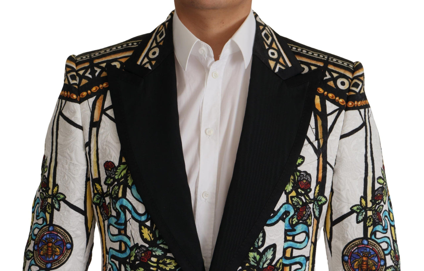 Dolce & Gabbana Napoleon Print Single-Breasted Jacket