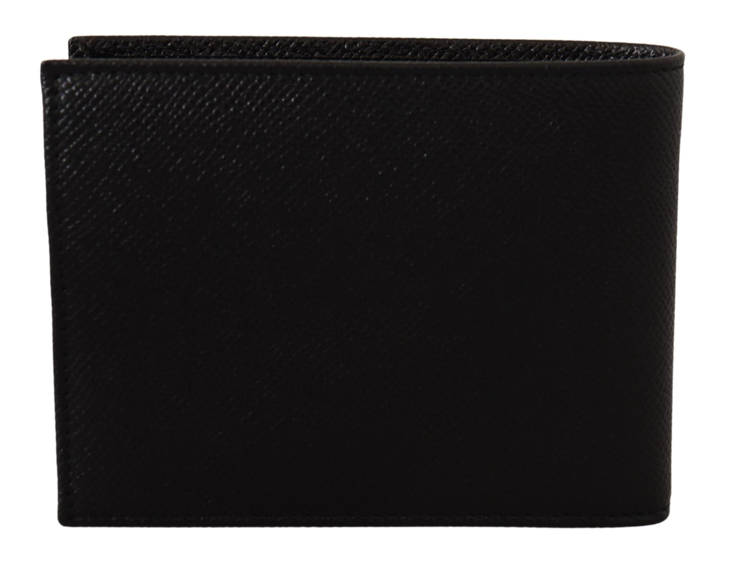 Dolce & Gabbana Elegant Bifold Leather Men's Wallet in Black