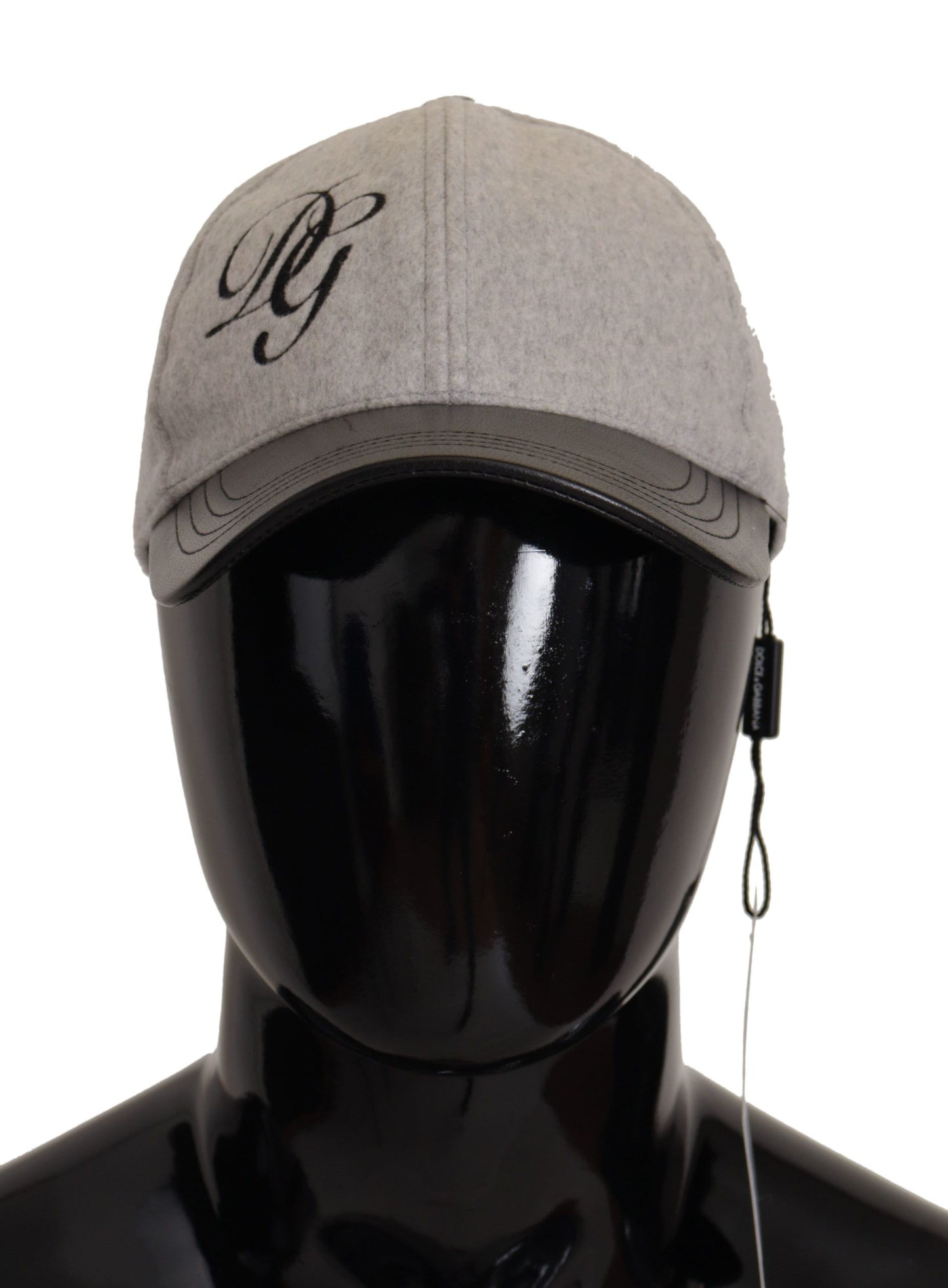 Dolce & Gabbana Elegant Cashmere-Leather Baseball Hat