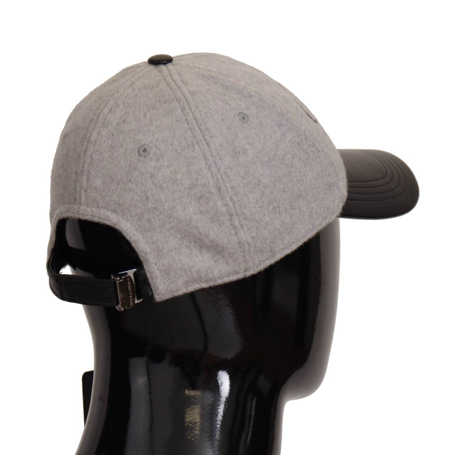 Dolce & Gabbana Elegant Cashmere-Leather Baseball Hat