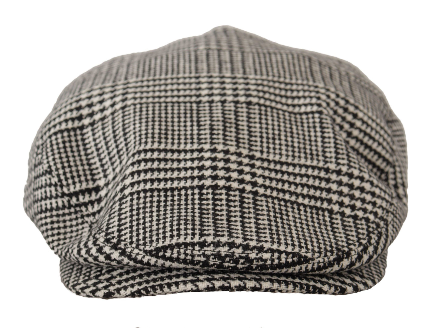 Dolce & Gabbana Elegant Houndstooth Newsboy Cap