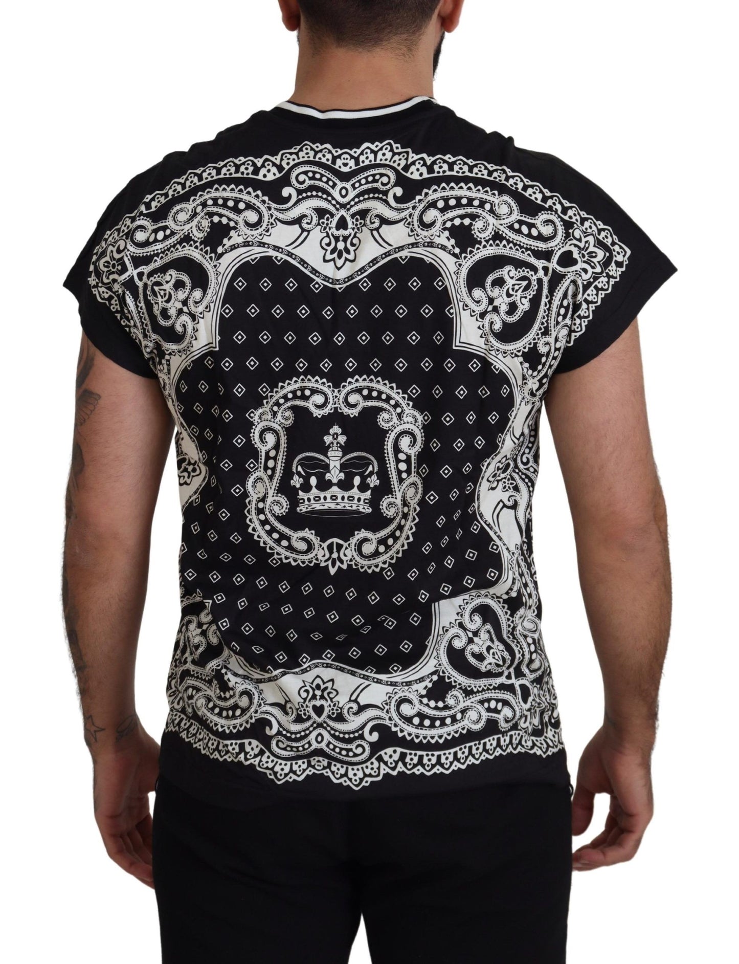 Dolce & Gabbana Baroque Elegance Crewneck Tee