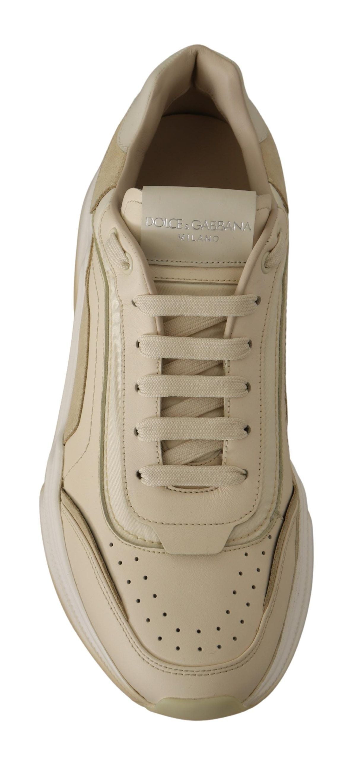 Dolce & Gabbana Elegant Beige Daymaster Sneakers