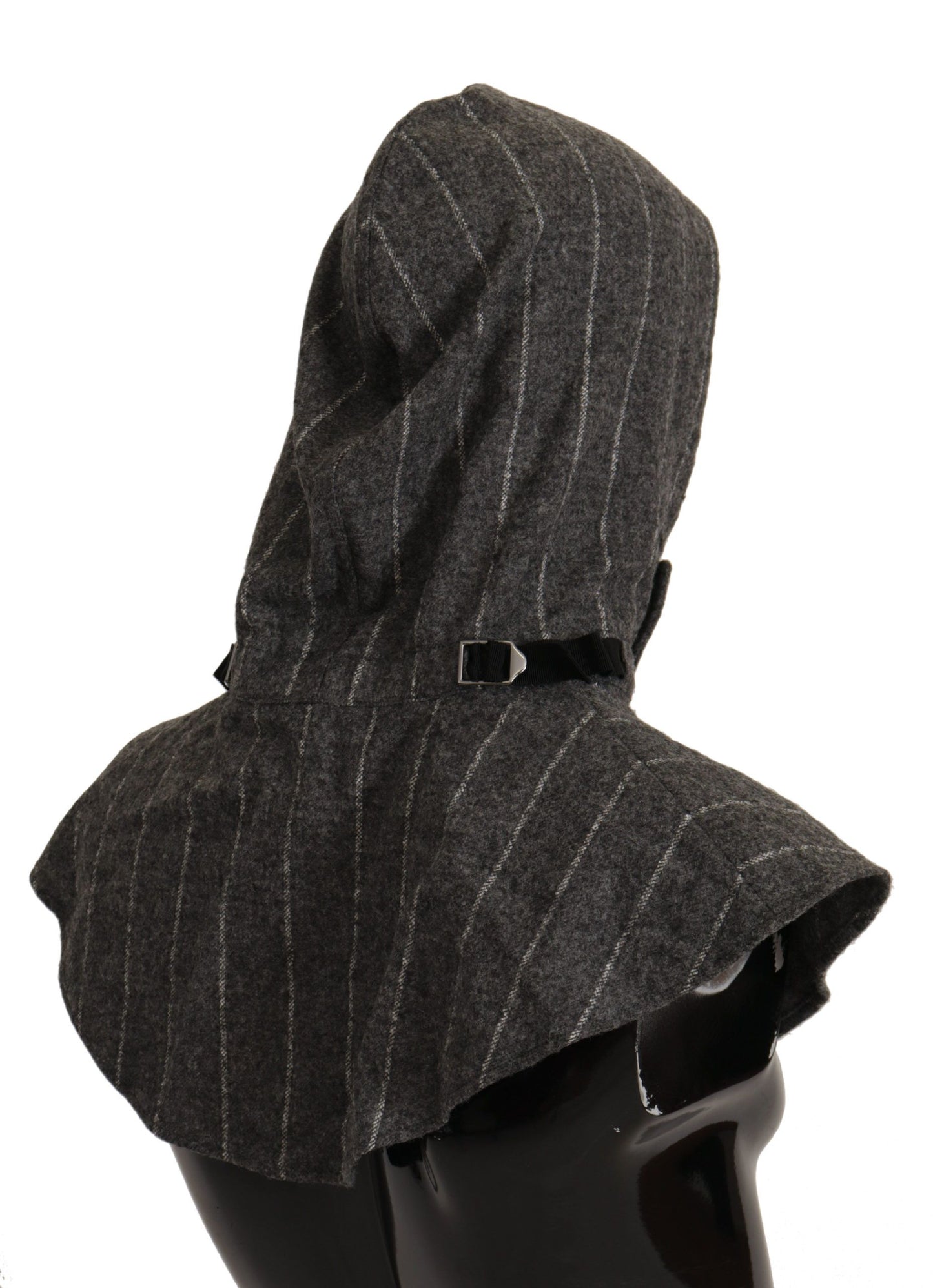 Dolce & Gabbana Exquisite Alpaca Wool Striped Head Wrap