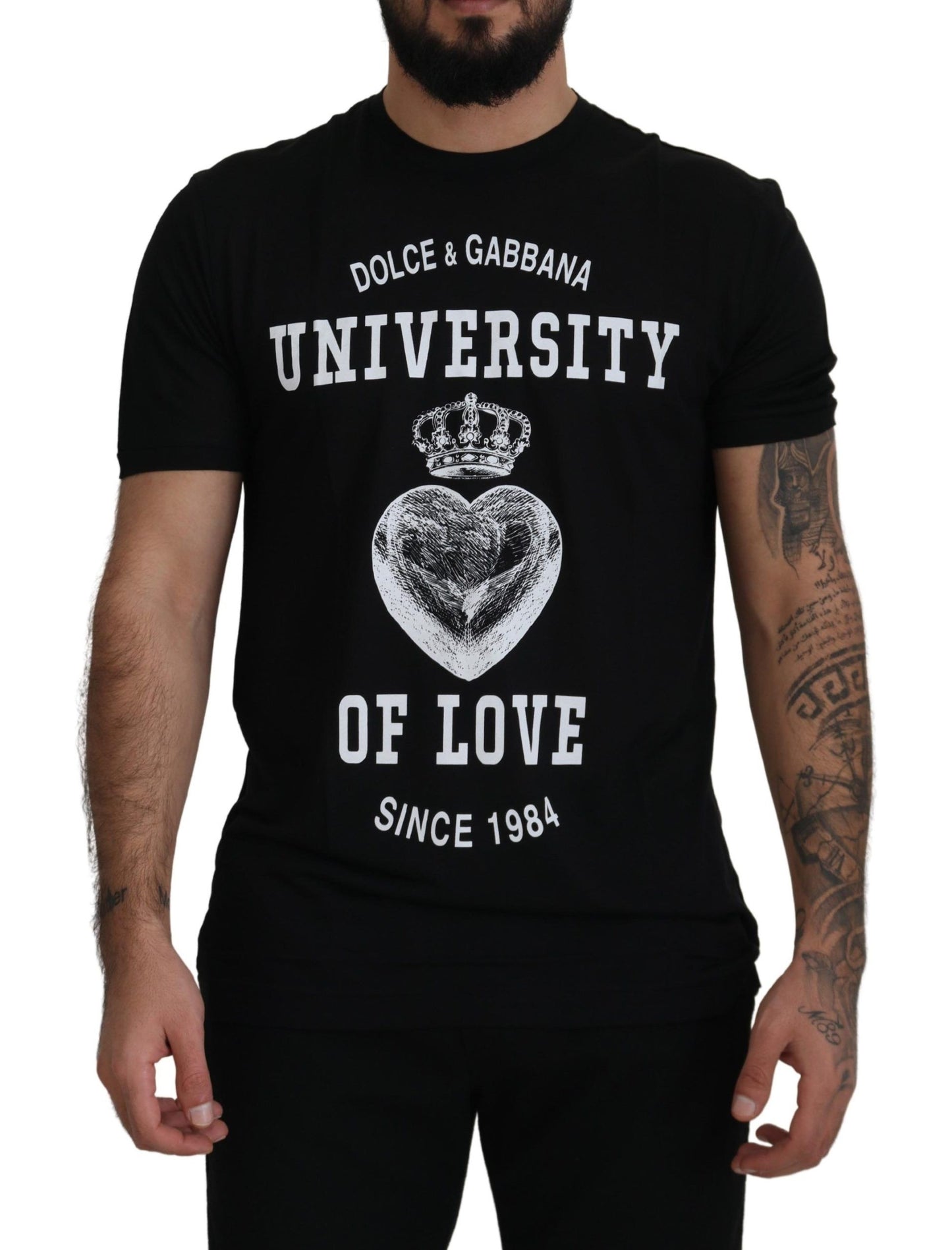 Dolce & Gabbana Elegant Crew Neck Modal T-Shirt