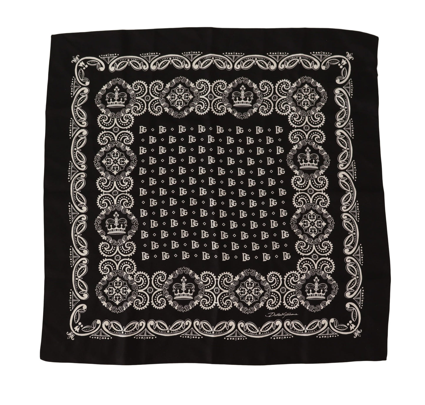 Dolce & Gabbana Elegant Silk Pocket Square Scarf