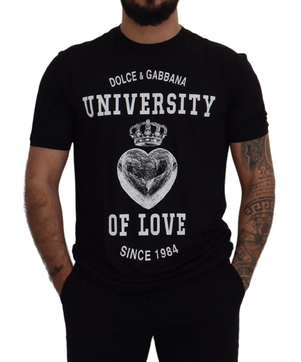 Dolce & Gabbana Elegant Crew Neck Modal T-Shirt