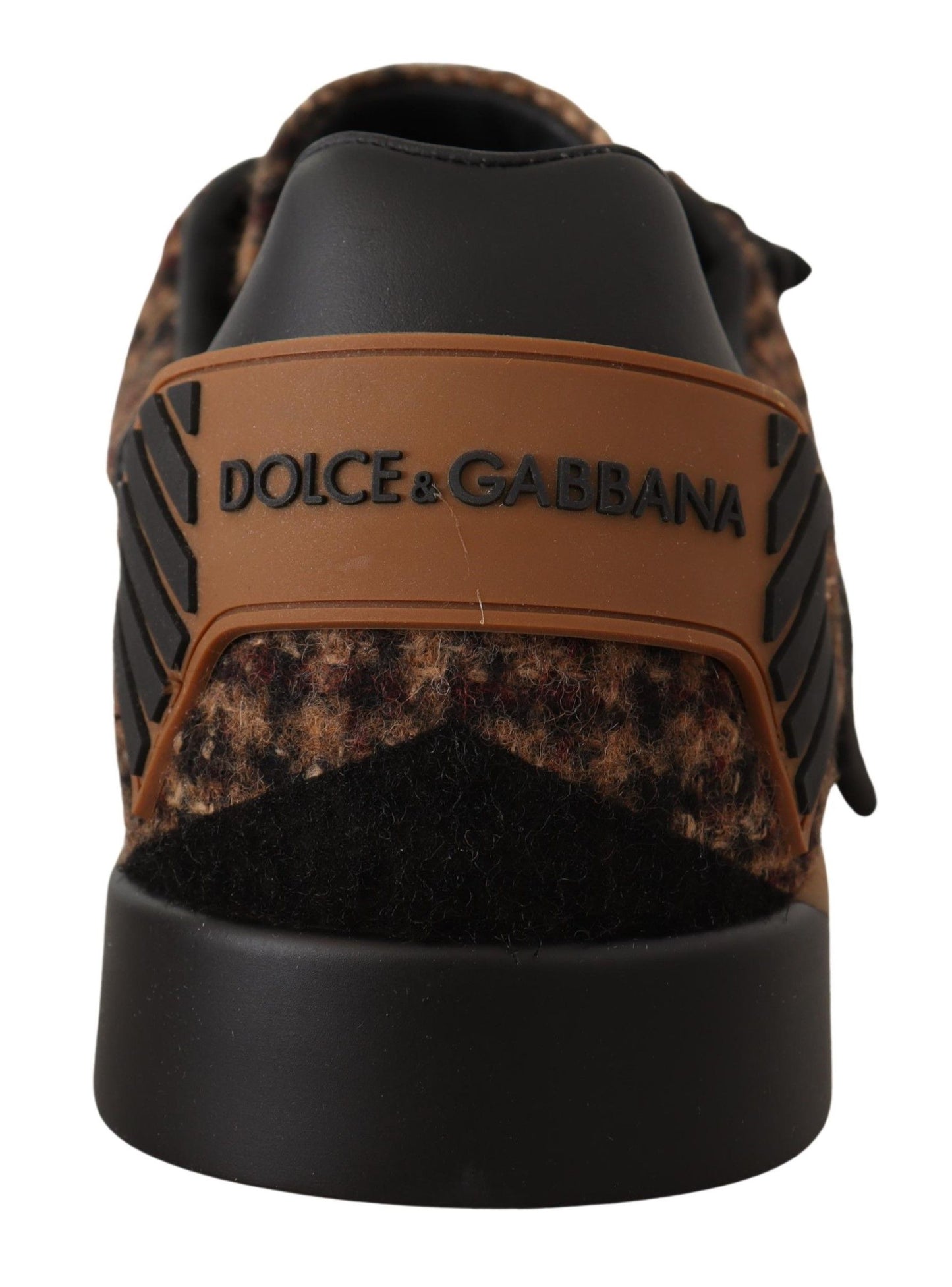 Dolce & Gabbana Chic Wool Blend Low Top Sneakers