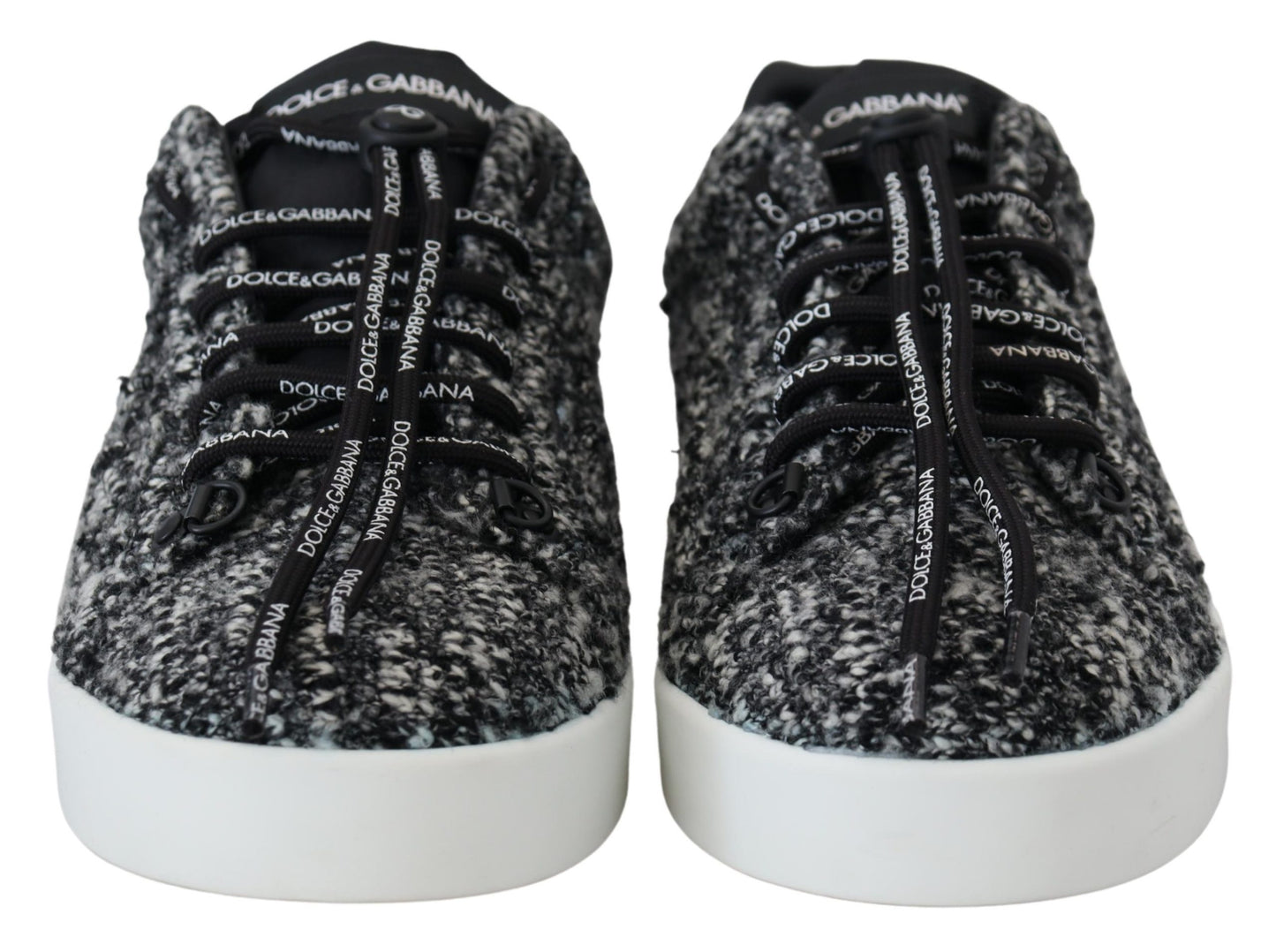 Dolce & Gabbana Chic Shearling Low Top Sneakers