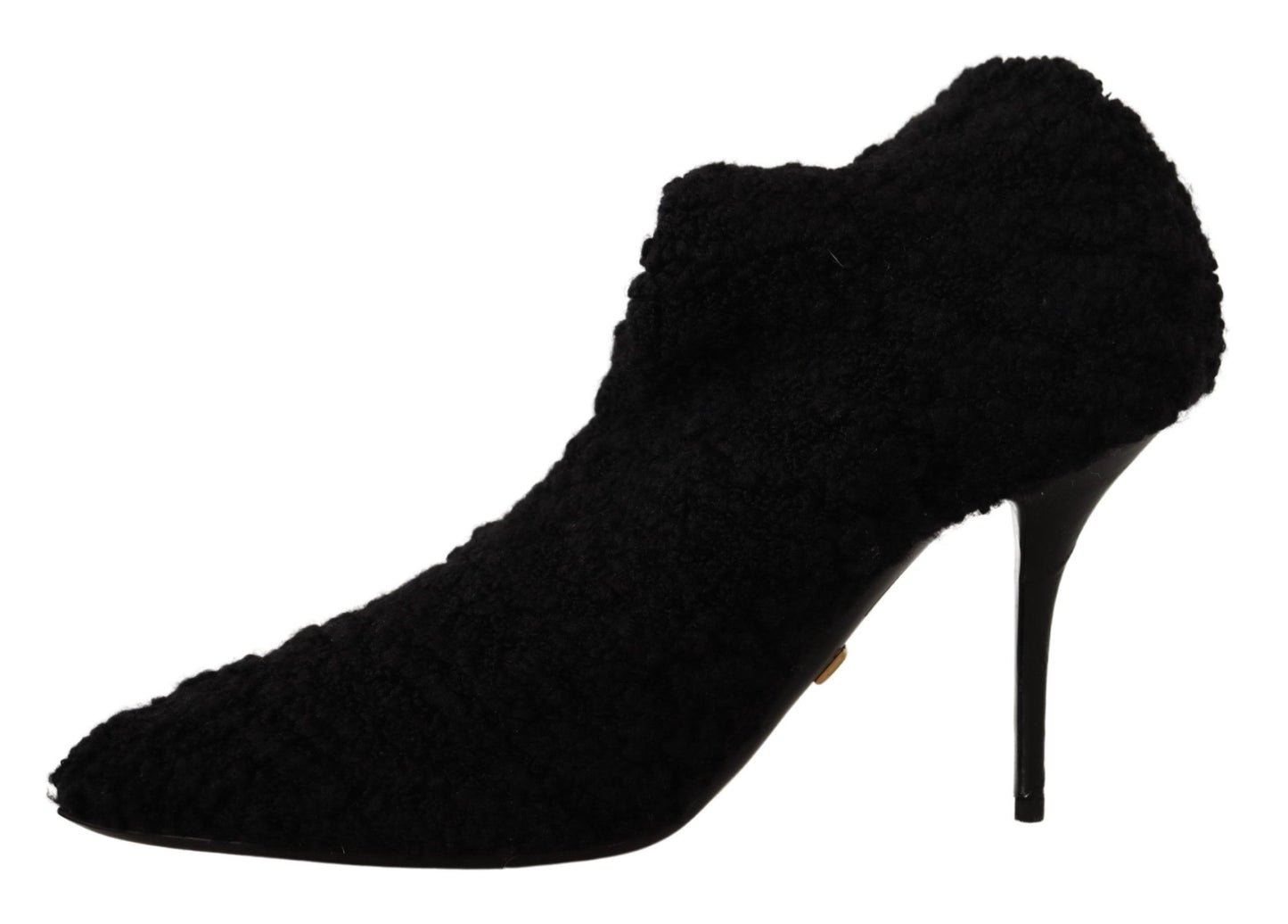 Dolce & Gabbana Elegant Black Mid-Calf Viscose Boots