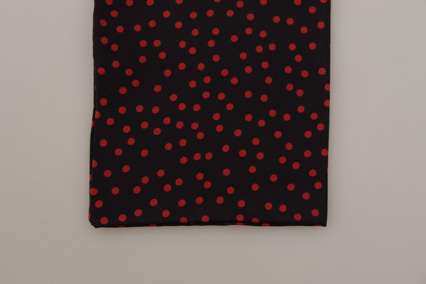 Dolce & Gabbana Elegant Polka Dot Silk Men's Scarf