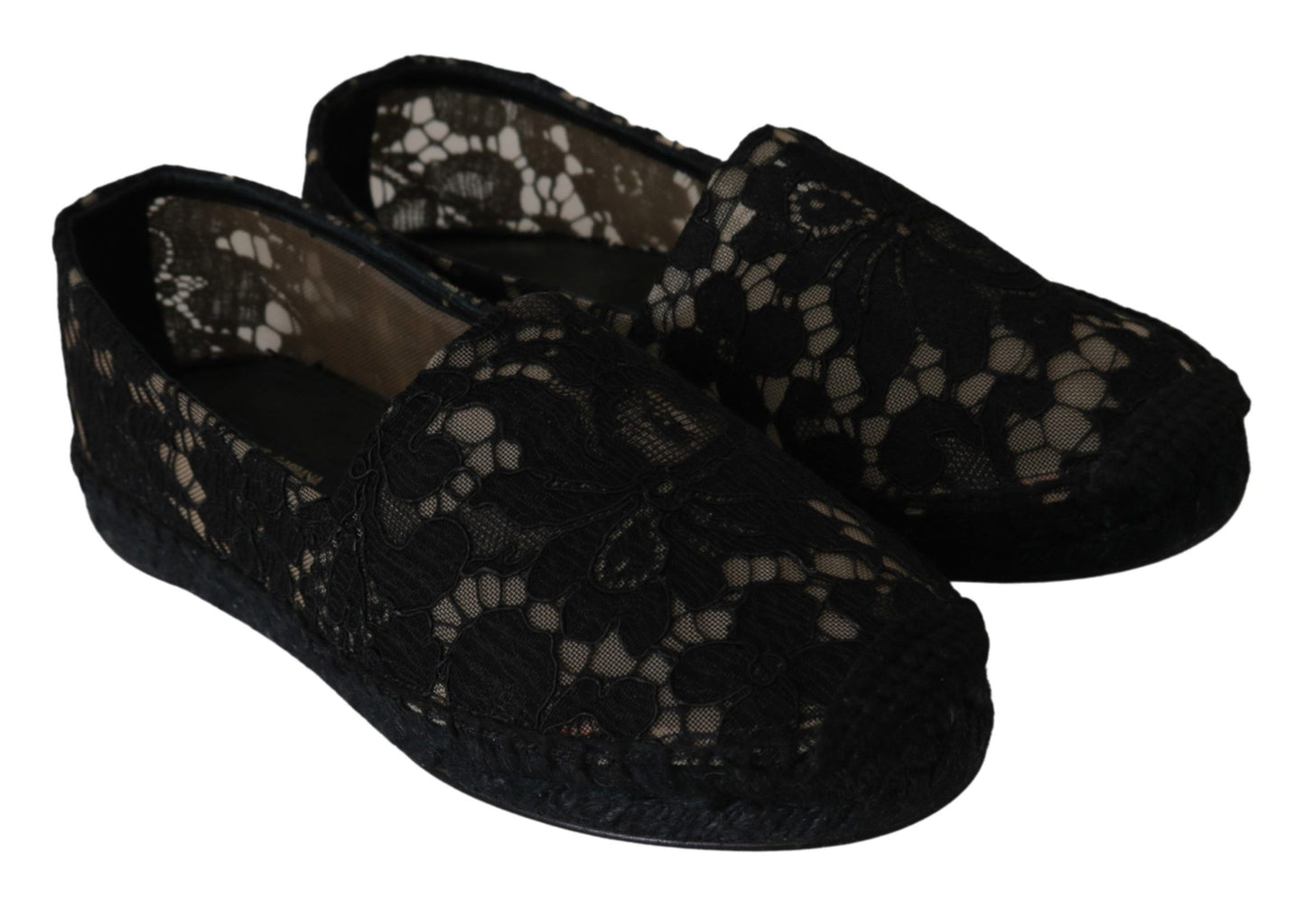 Dolce & Gabbana Chic Espadrilles Flat Shoes - Elite Summer Comfort