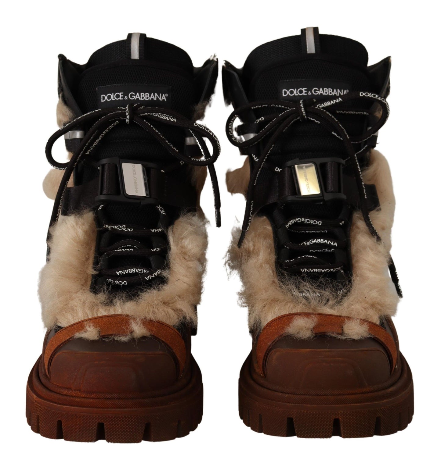 Dolce & Gabbana Exquisite Shearling Winter Snow Boots