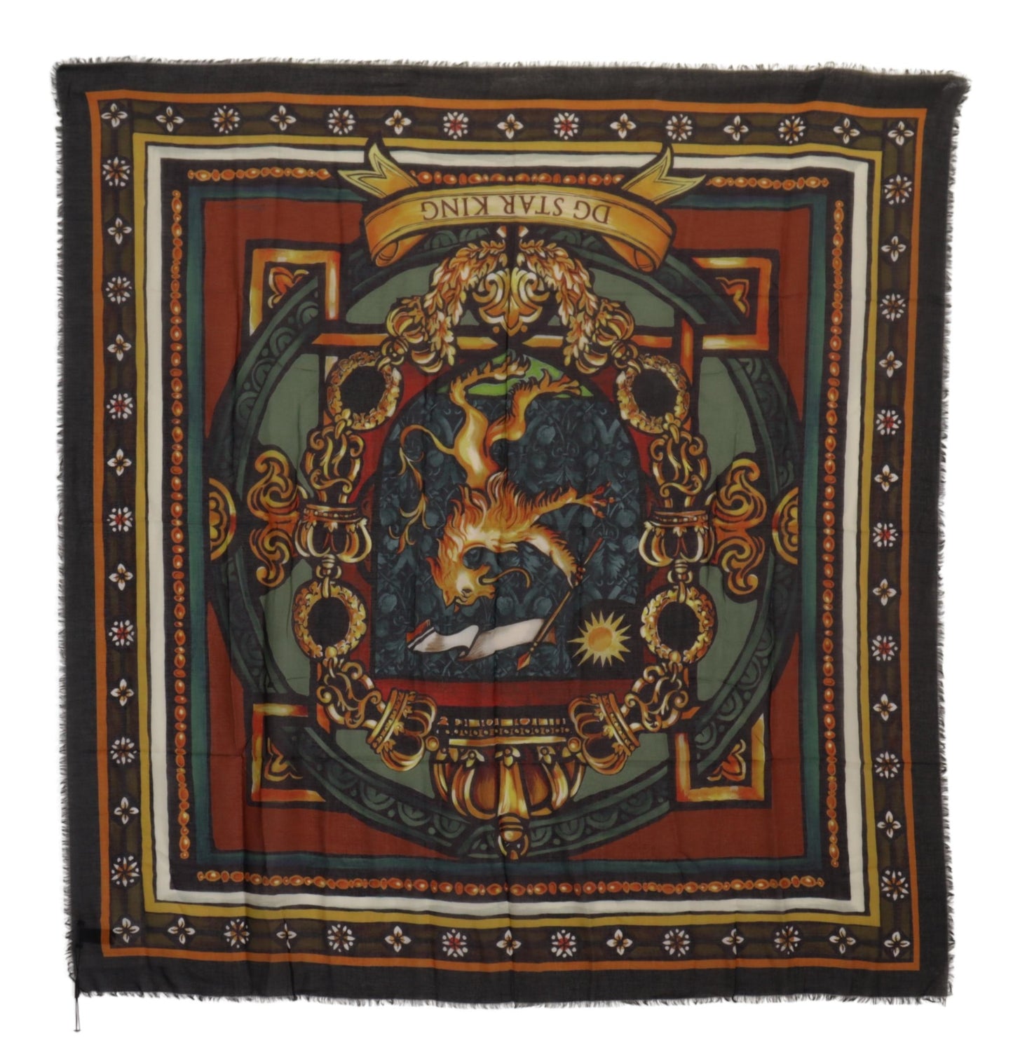 Dolce & Gabbana Elegant Multicolor Cashmere Blend Scarf