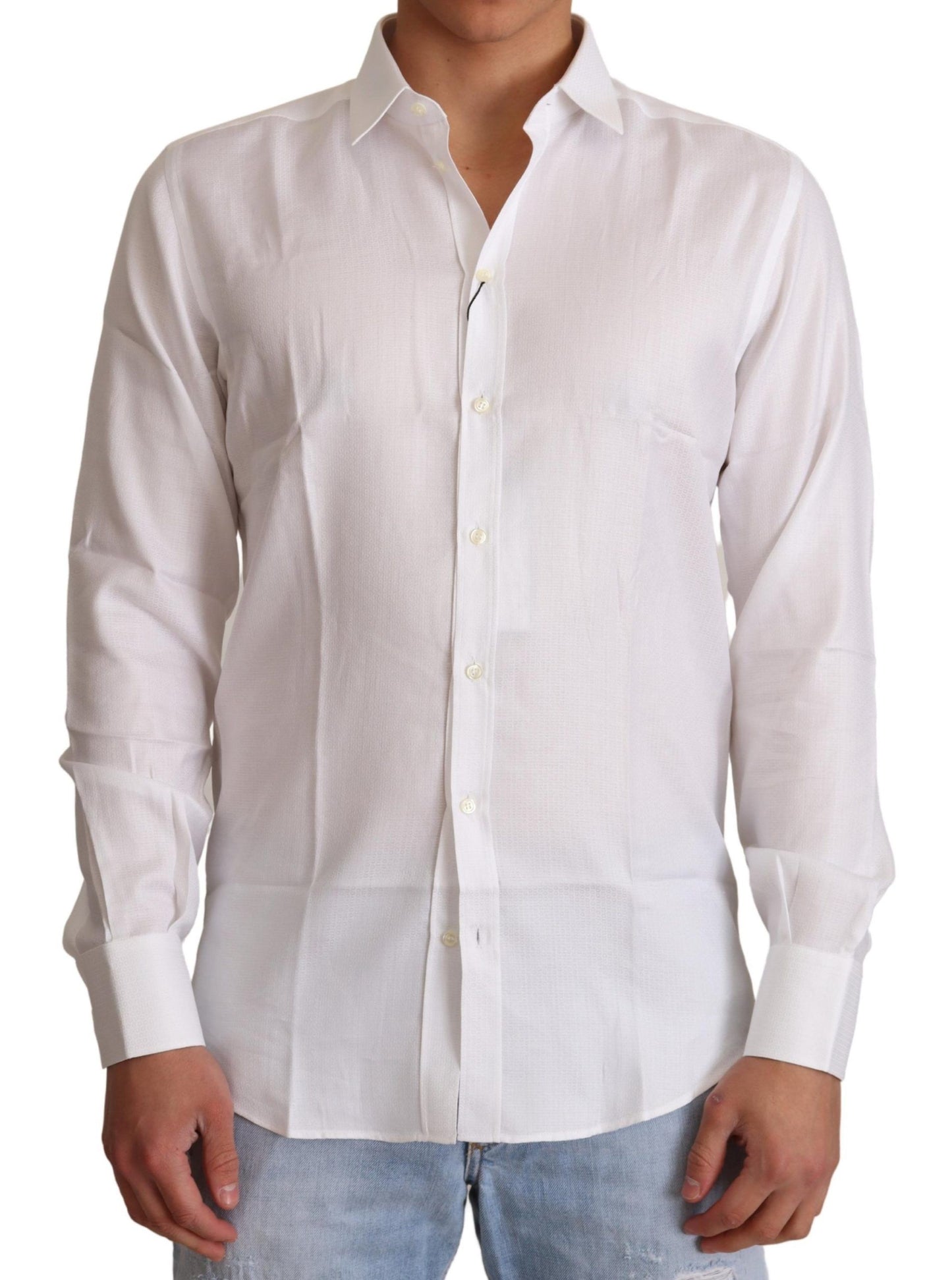 Dolce & Gabbana Chic Slim Fit Martini Dress Shirt