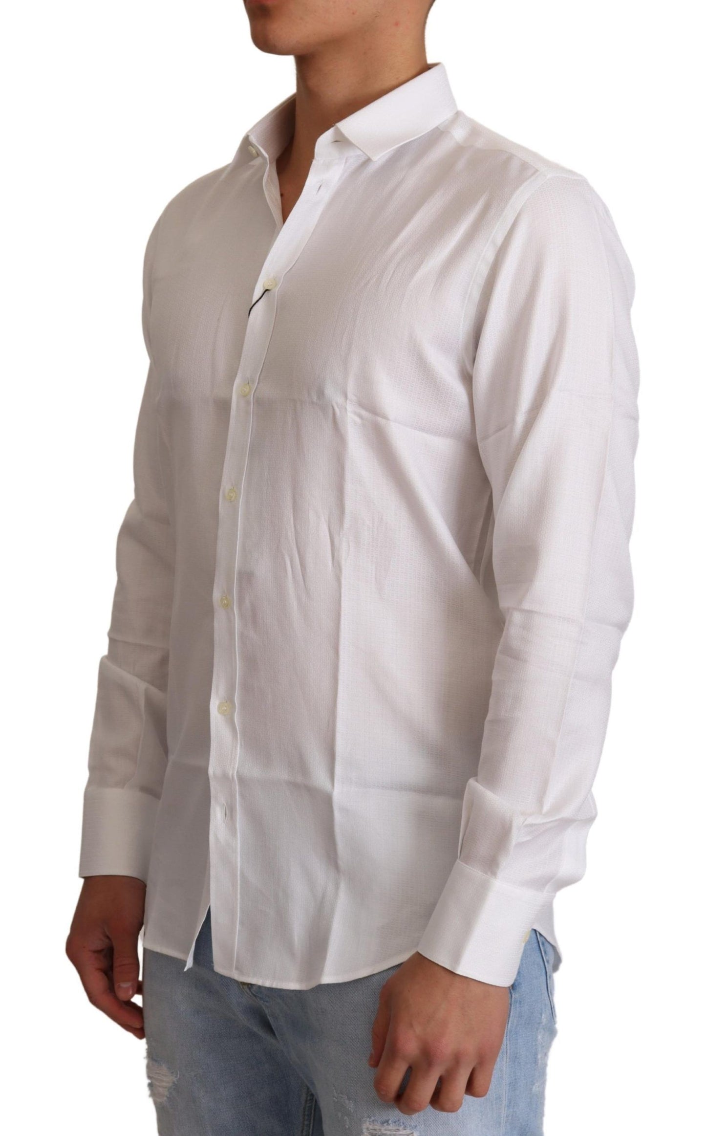 Dolce & Gabbana Chic Slim Fit Martini Dress Shirt