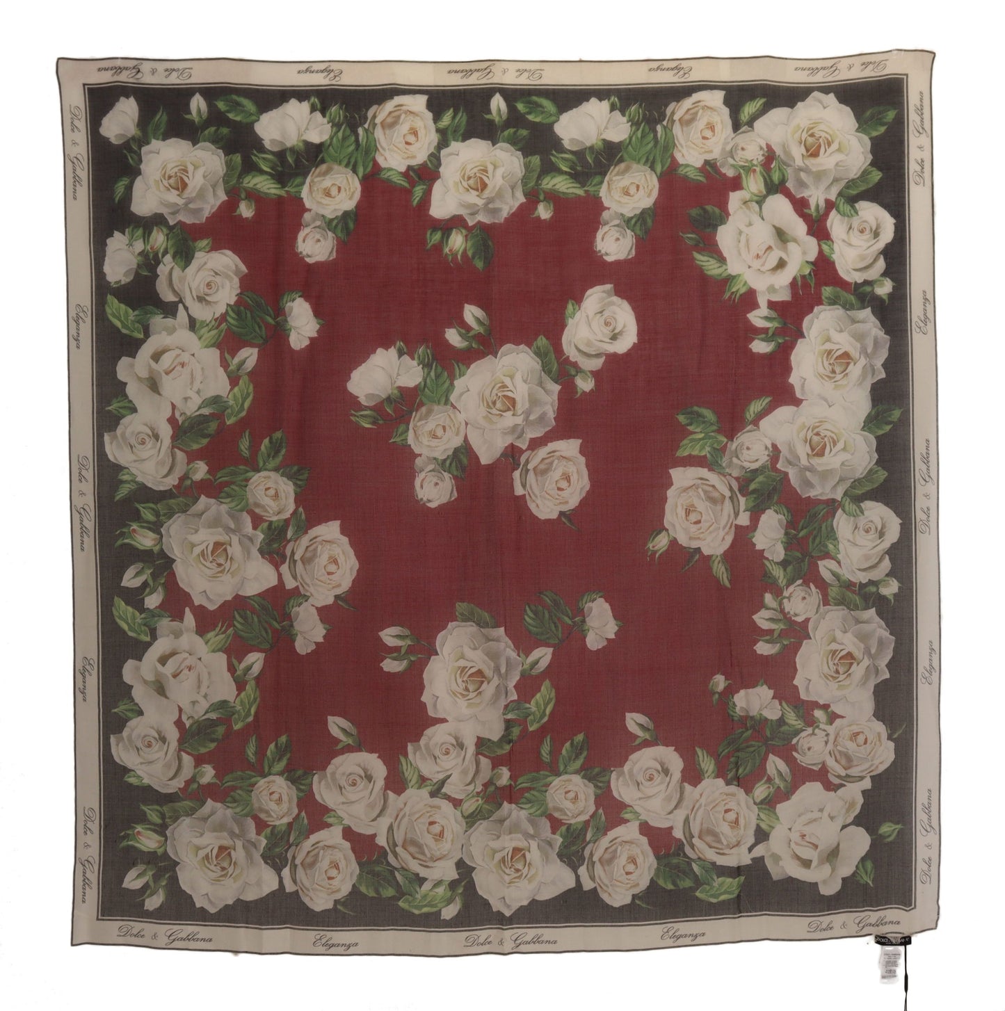 Dolce & Gabbana Elegant Cashmere Silk Blend Square Scarf